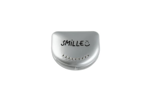 SMILLE mini strieborná schránka pre nosiče alebo pre rovnátka