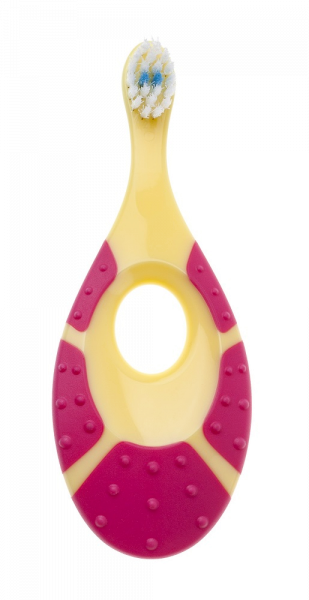 Jordan Step 1 zubná kefka s hryzadlom pre batoľatá