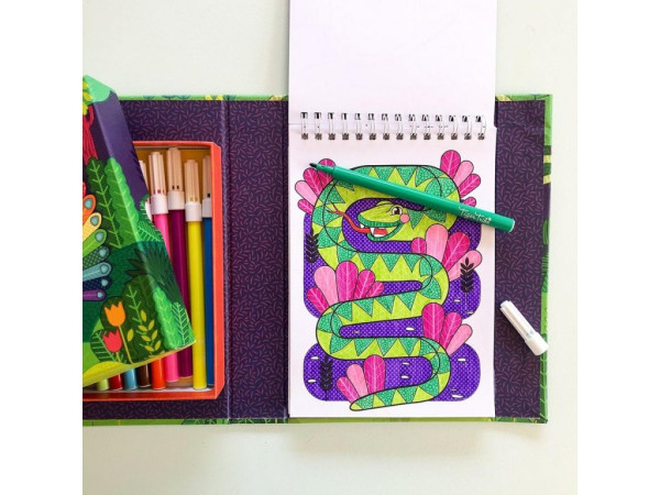 Better Brand Kreatívna sada omaľovánok Hidden Pattern - zvieratá