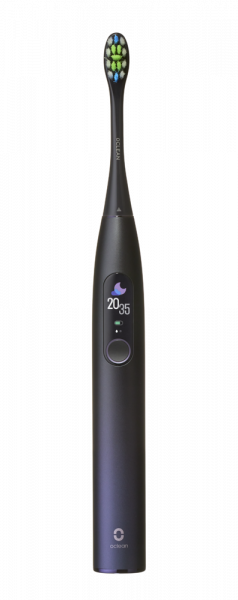 Oclean X Pro sonická zubná kefka Aurora Purple, čierno-fialová