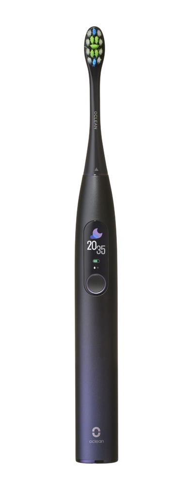 Oclean X Pro sonická zubná kefka Aurora Purple, čierno-fialová