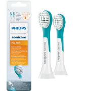 Philips Sonicare for Kids Mini HX6032/33 Kompaktná veľkosť hlavice sonickej kefky pre deti od 3 rokov, 2 ks