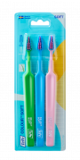 TePe Select Colour soft, sada zubných kefiek, 2 + 1 zadarmo