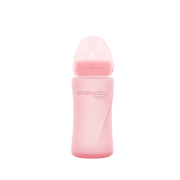 Everyday Baby sklenená fľaša 240 ml, Rose Pink