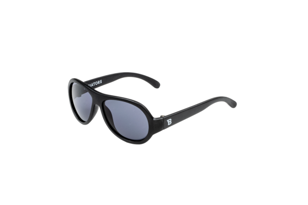 BABIATORS Originals Aviators Jet Black, slnečné okuliare cierne, 0-2 roky