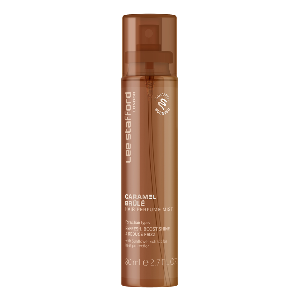 Lee Stafford Hair Perfume Mist Caramel Brûlée, parfumovaná vlasová hmla, 80 ml