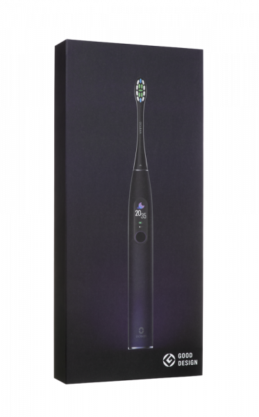Oclean X Pro sonická zubná kefka Aurora Purple, čierno-fialová