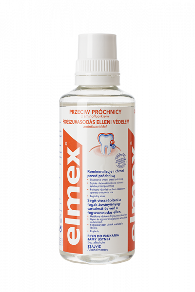 Elmex ústny výplach bez alkoholu, 400 ml