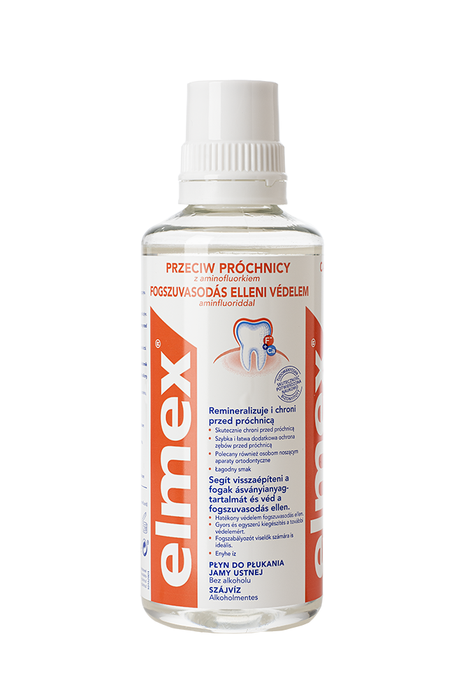 Elmex ústny výplach bez alkoholu, 400 ml