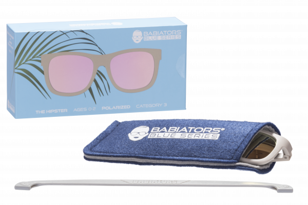 BABIATORS The Hipster polarizačné slnečné okuliare, púdrové, 0-2 rokov