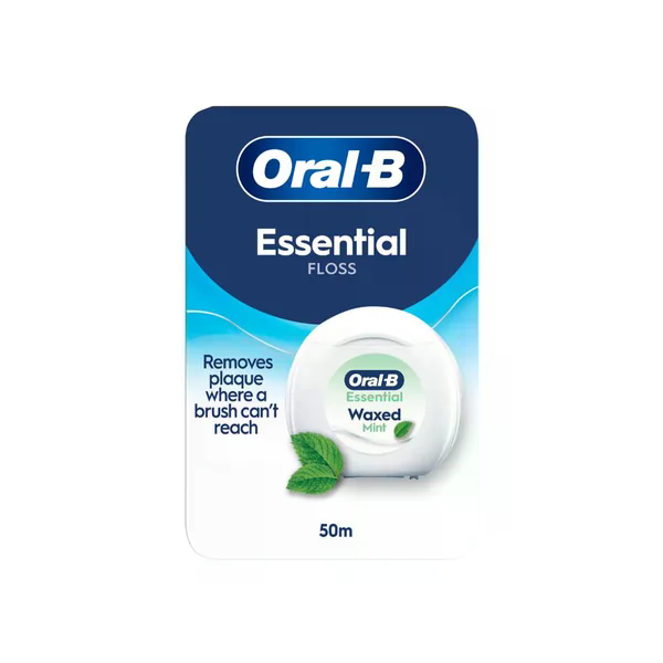 Oral-B Essential Floss, voskovaná, 50 ml