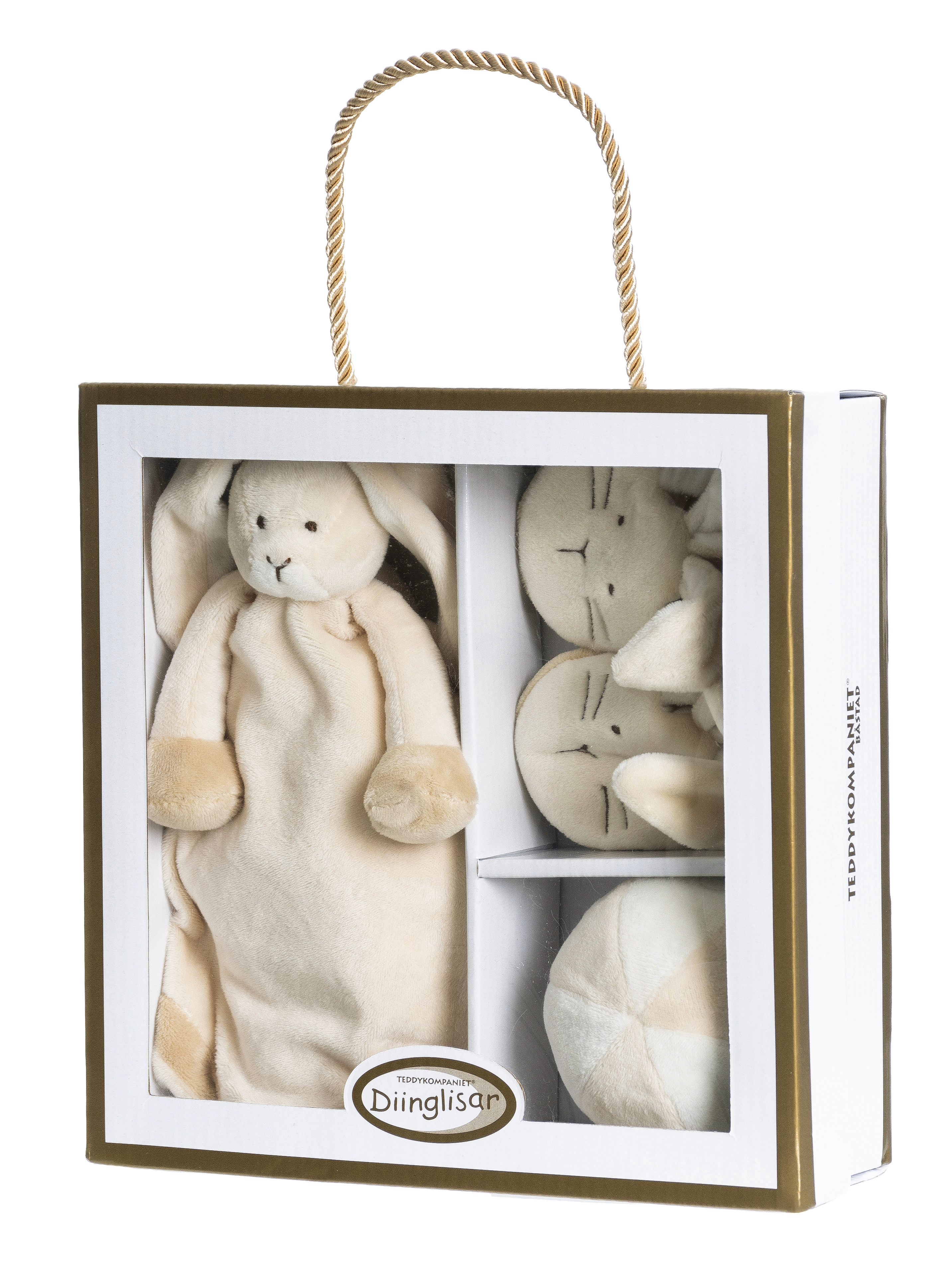Teddykompaniet Diinglisar darčekový set, zajačik